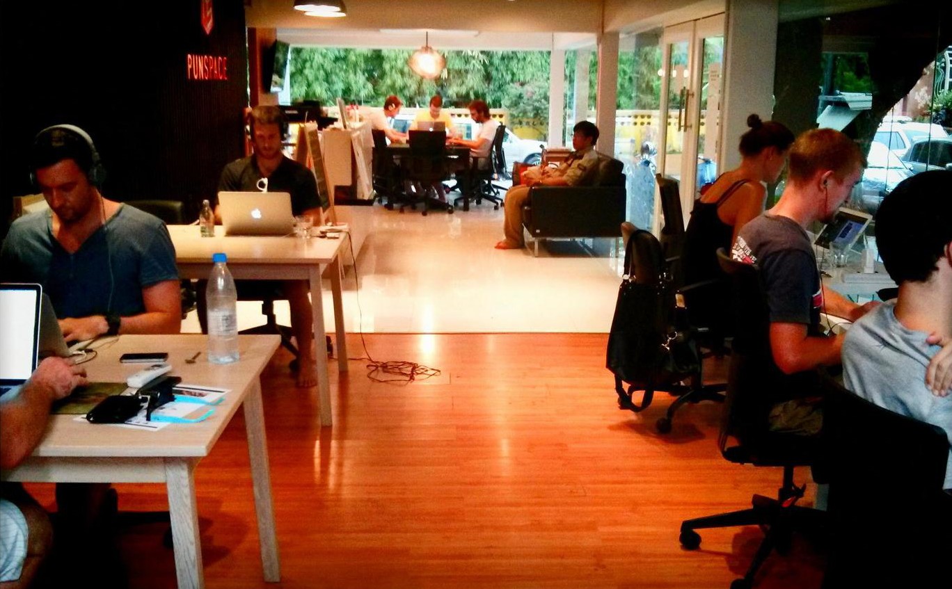 Punspace, one of the more popular co-working spaces in Chiang Mai.